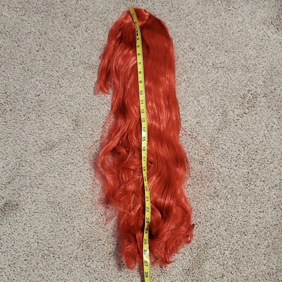 New Disney Store The Little Mermaid Princess Ariel Girls Costume Wig - Picture 6 of 9